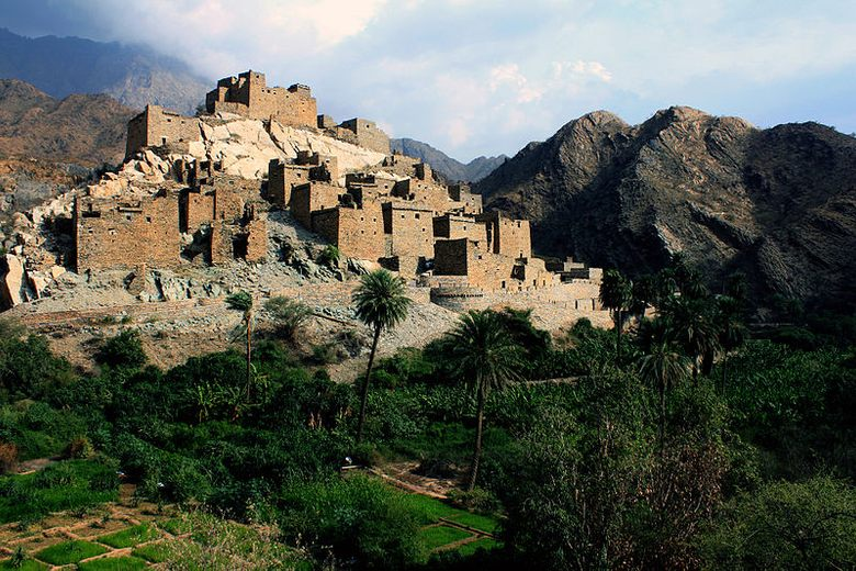 Pueblo de mármol de Dhee Ayn en Al Baha